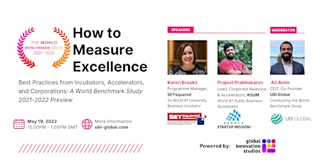 How to Measure Incubator/Accelerator Excellence tickets