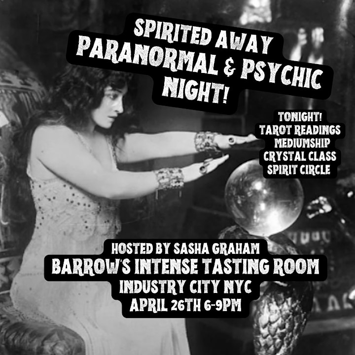 Sasha Graham’s Spirited Away Psychic & Paranormal Night image