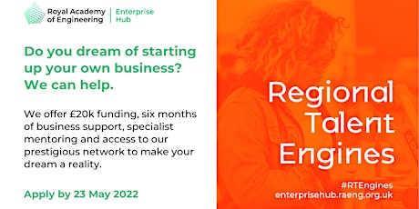 Support and Funding for Engineering Entrepreneurs in Northern Regions, UK tickets