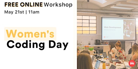 Webinar: Women’s Coding Day - Learn to build a landing page biglietti
