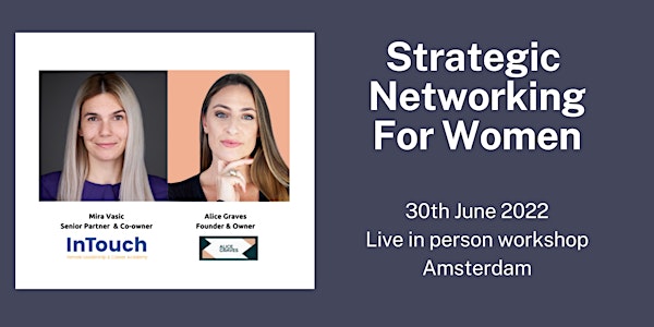 Strategic Networking For Women