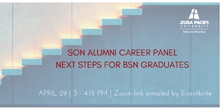 SON ALUMNI  Career Panel: NEXT STEPS for BSN Graduates primary image