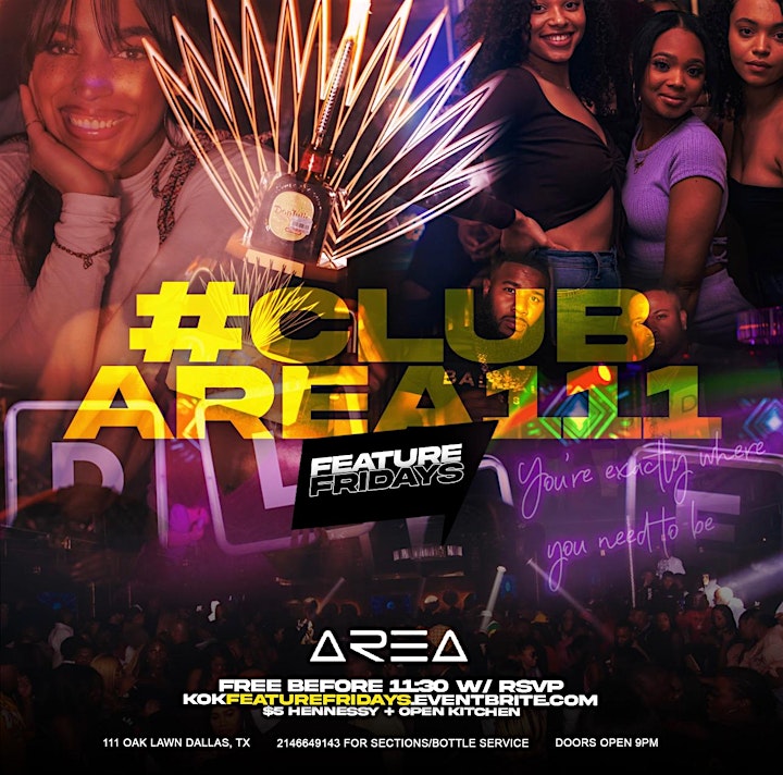 TEXX Club Area 111  #FeatureFriday Each & Every Friday image