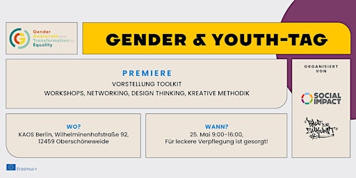 Gender & Youth Tag | Workshops | Design Thinking | Networking