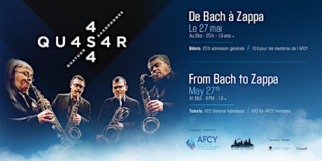 Quasar Quartet - De Bach à Zappa tickets