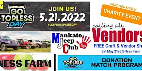Vendor Craft Fair & Charity Event +Jeep Day tickets