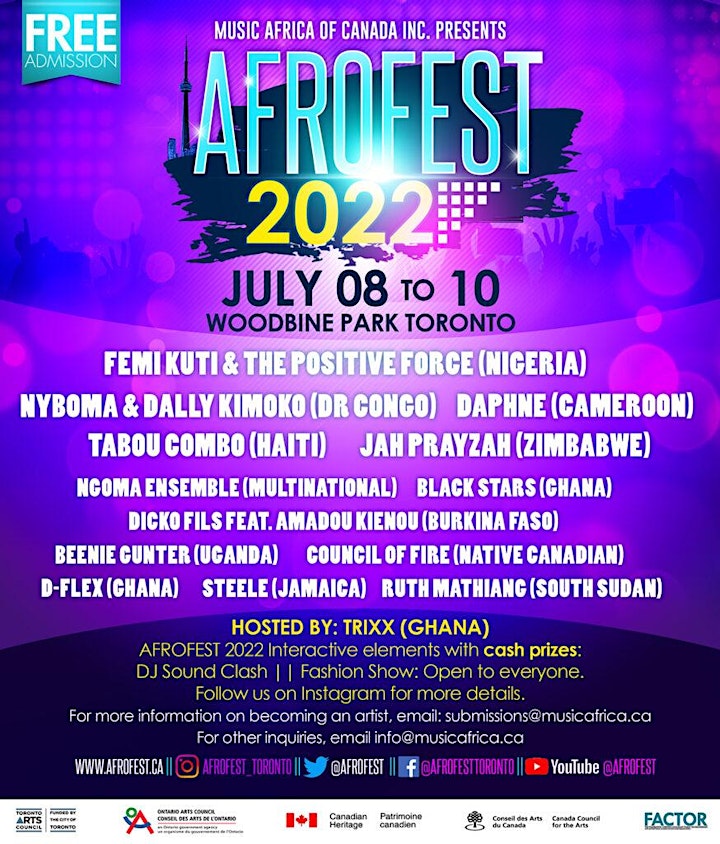 Afrofest Toronto 2022 image