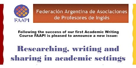 Imagen principal de Researching, writing and sharing in academic settings