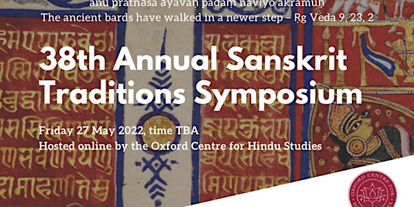 The Sanskrit Traditions Symposium