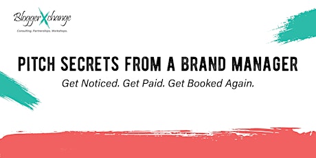 Q3 2022 Pitch Secrets From A Brand Manager Workshop tickets