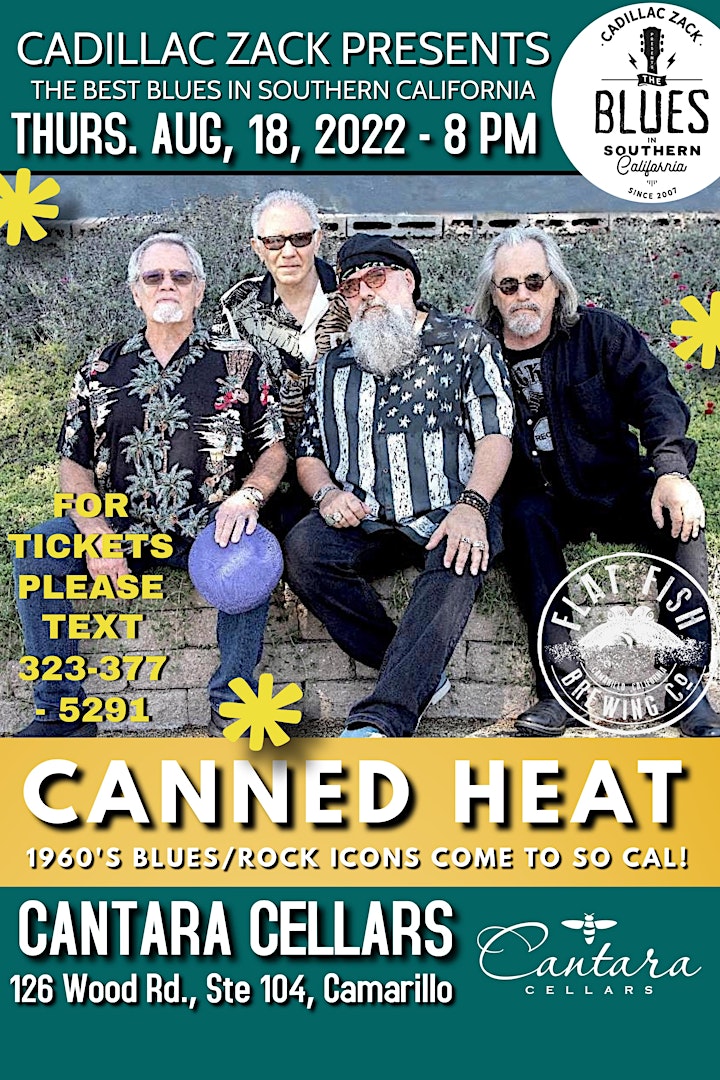 Canned Heat - 1960s Blues & Rock Legends! image