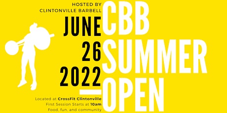 Clintonville Barbell Summer Open tickets
