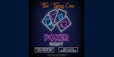 The Tipsy Cow - Poker Night primary image