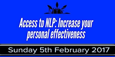 Access to NLP(practice group): Increase your personal effectiveness primary image