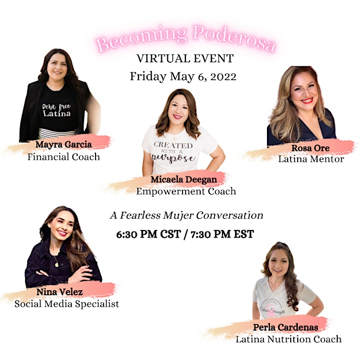 Becoming Poderosa - A Fearless Mujer Virtual Event image
