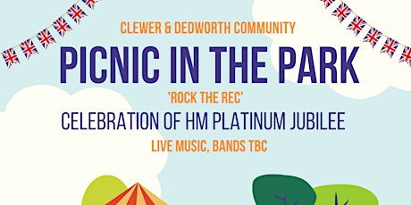 Picnic in The Park - Rock The Rec - Sat 2nd July tickets