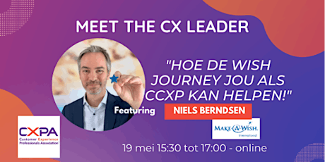 Meet the CX Leader – Niels Berndsen tickets