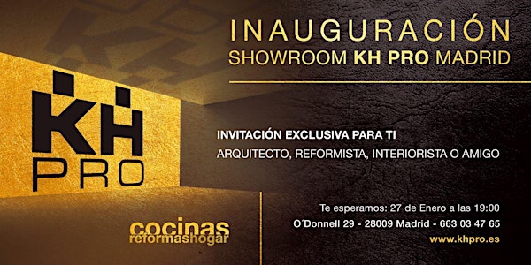 Inauguración KHPRO. Tienda de Cocinas, Reformas y Hogar