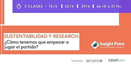 Primaire afbeelding van Sustentabilidad y Research: ¿Cómo tenemos que empezar a jugar el partido?