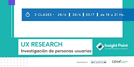 UX Research, Investigación de personas usuarias entradas