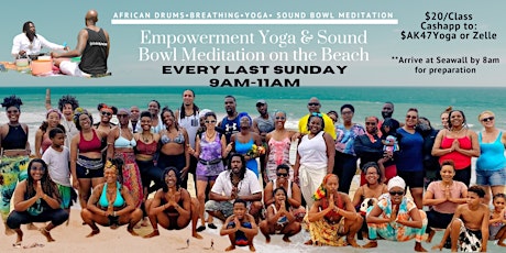 Empowerment Yoga & Sound Bowl Meditation on  the Beach tickets