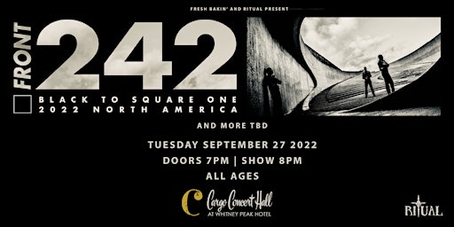 Front 242 at Cargo Concert Hall