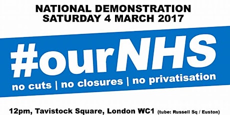SHEFFIELD Transport to the #OurNHS demonstration - London primary image