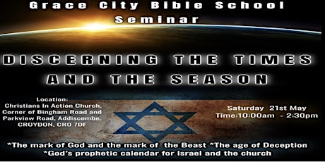 Seminar on Discerning the Times  and the Season tickets