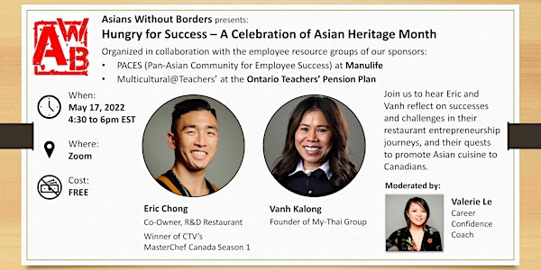 Hungry for Success - A Celebration of Asian Heritage Month