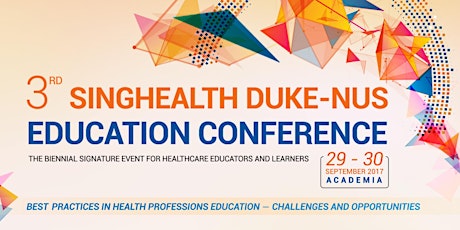3rd SingHealth Duke-NUS Education Conference primary image