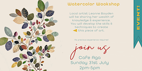 Watercolor Workshop with Leanne Bowden tickets