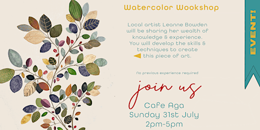 Watercolor Workshop with Leanne Bowden