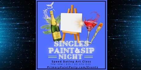 Speed Dating Paint & Sip - Houston tickets