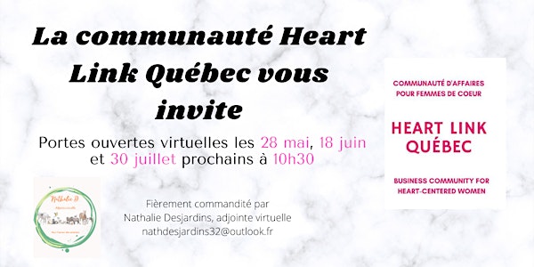 Portes Ouvertes Virtuelles Heart Link Québec