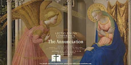 Lectio Divina National Conference:  The Annunciation, Mary as Our Model tickets