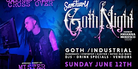 2nd Sunday Sanctuary "Goth Night" at Myth Nightclub | Sunday, 06.12.22 tickets