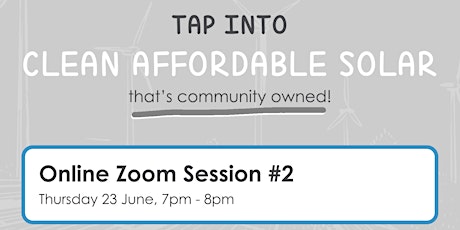 ZOOM # 2 Community Discussion | Thursday 23 June 7pm - 8pm