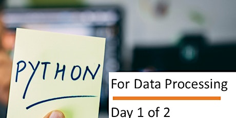 Intro to Python for Data Processing - Beginner (free workshop) primary image
