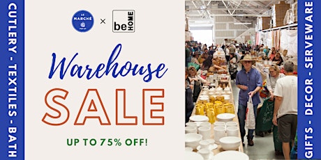 WAREHOUSE SALES @ Berkeley & San Pablo: Kitchen, Home, Gifts primary image