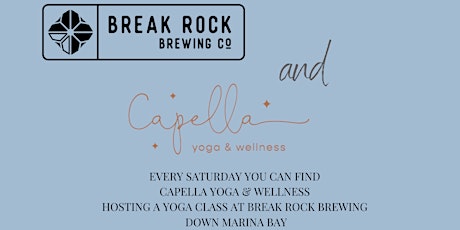 Yoga on Tap Class at Break Rock Brewery