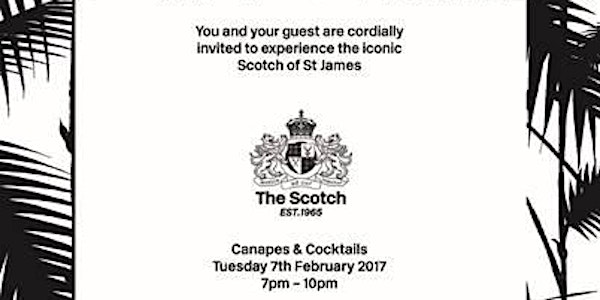 VIP Invitation - Experience the Iconic Scotch of St. James