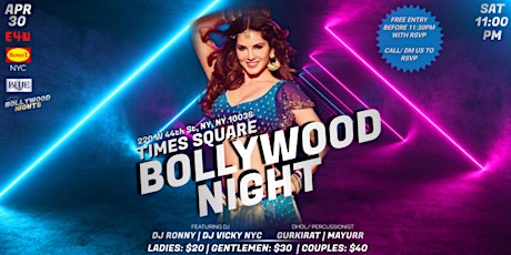 Bollywood Nights at Times Square