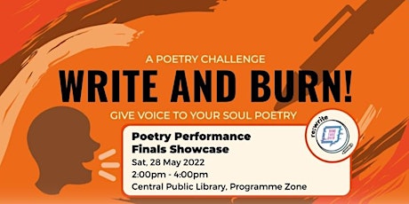 WRITE AND BURN! Poetry Performance Finals Showcase | Teens Takeover | re:wr tickets