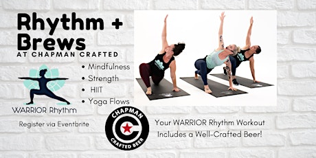 Rhythm & Brews at Chapman Crafted: Enjoy a New Rebel Yoga Workout & Beer tickets