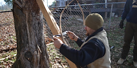 Primitive Bowyer Hickory Flat Bow & Arrows VA primary image