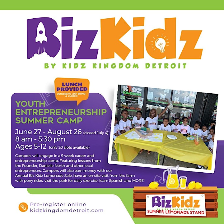 Biz Kidz Youth Entrepreneurship Summer Camp image