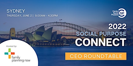 Social Purpose Leaders Connect 2022 - Sydney tickets