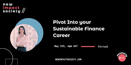 Pivot Into Your Sustainable Finance Career primary image
