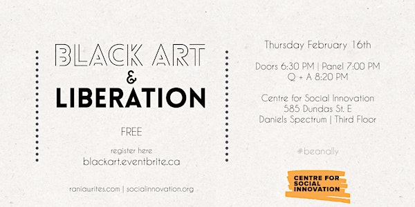 Black Art & Liberation: A Panel Discussion