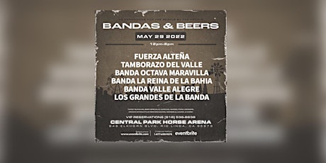 Bandas and Beers tickets